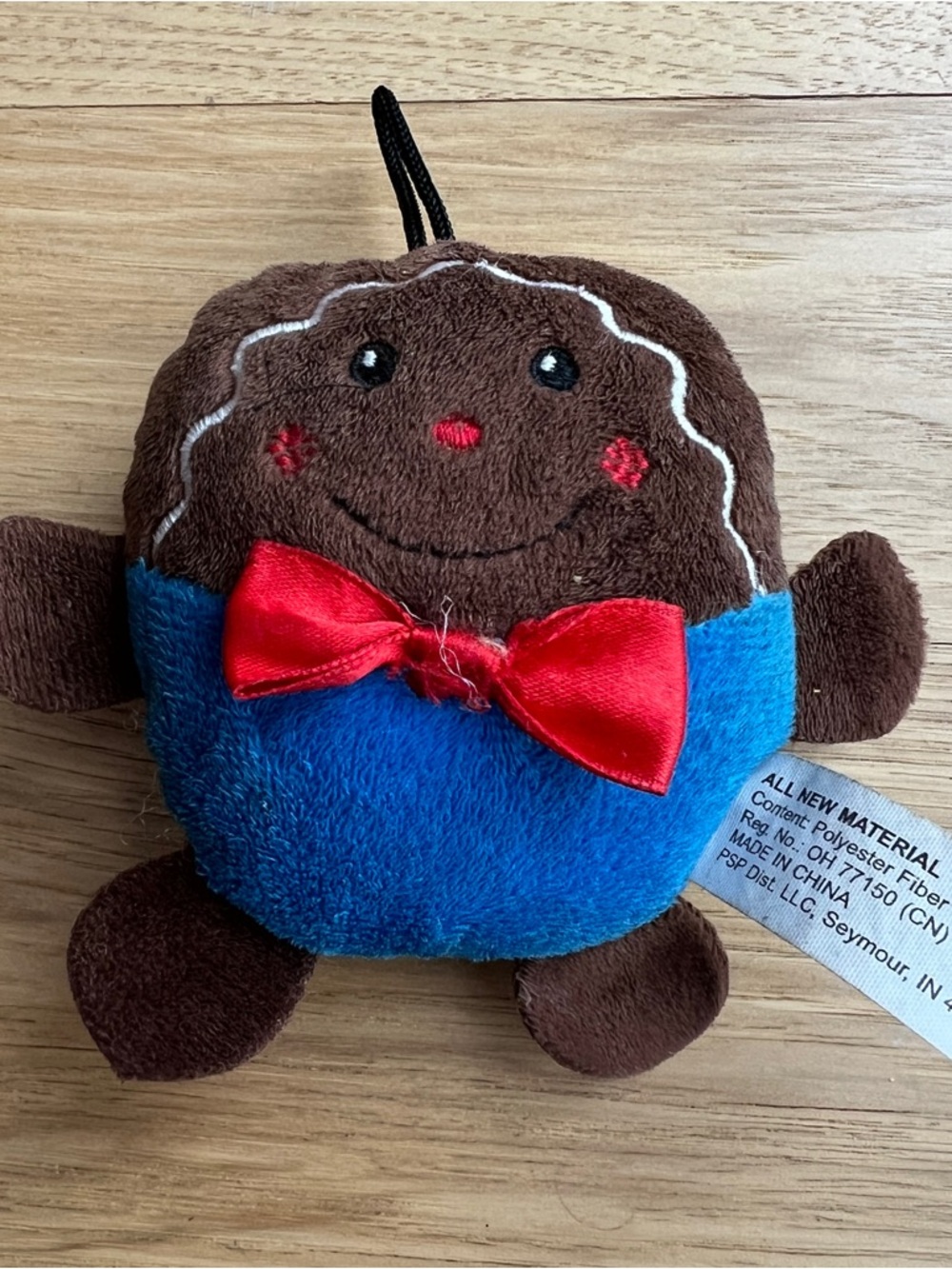 Gingerbread Man 4” Christmas Squeaker Toy